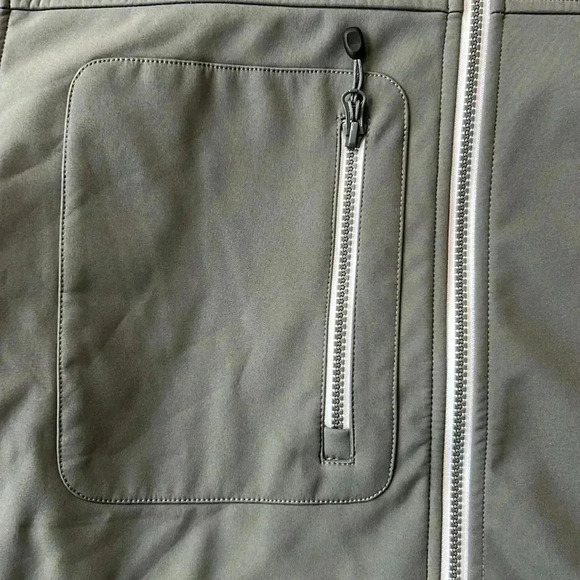 Clique Jacket Gray NFL Football All Weather Zip up Jacket Size Large - Picture 3 of 10